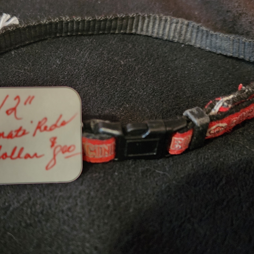 Cincinnati Reds Pet Collar